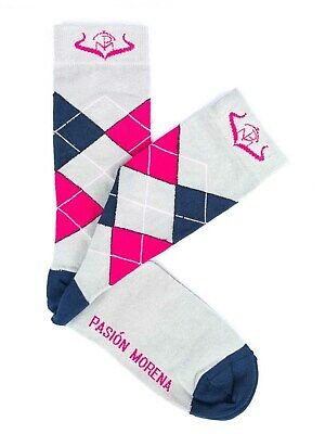 Calcetin PASION MORENA Unisex Rombos Gris
