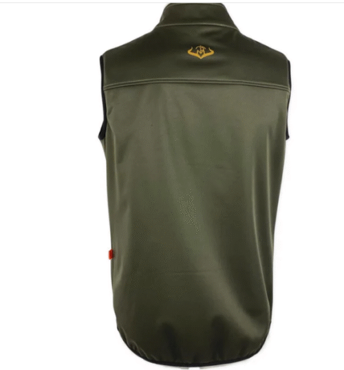 CHALECO DE CAZA HOMBRE PASIÓN MORENA SOFT SHELL LIGERO VERDE - Imagen 2