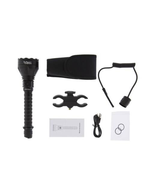 LINTERNA WILD BOAR 1,118 LUM./1,216 MT KIT CAZA - Imagen 2