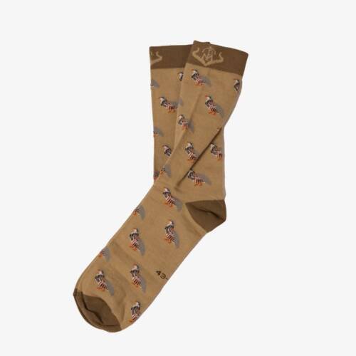Calcetín Caza Unisex Perdiz Cámel