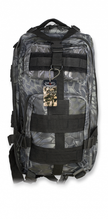 34877-BPH - Mochila Barbaric Black Phynton 30L