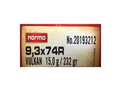 NORMA 9,3X74 VULKAN 232 GR - Imagen 2