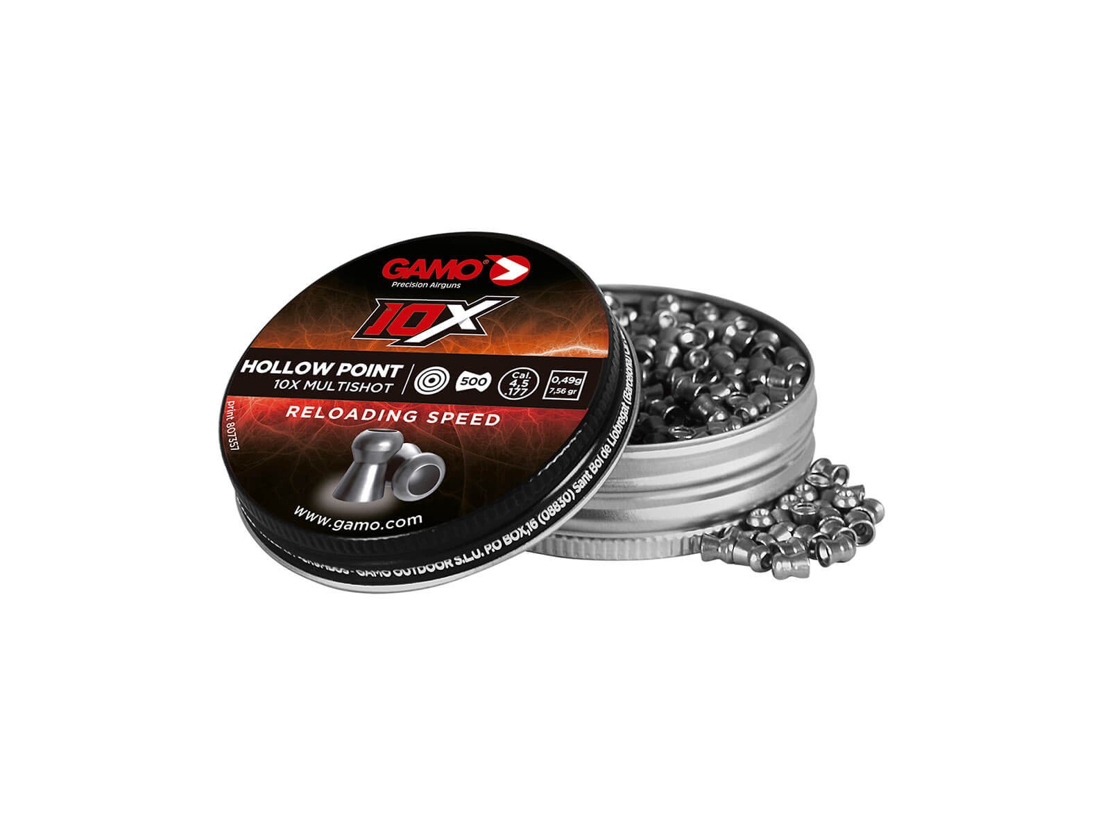 BALÍN 10X HOLLOW POINT 500