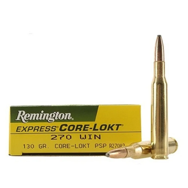 Munición metálica REMINGTON CORE-LOKT – 270 Win. – 130 grains