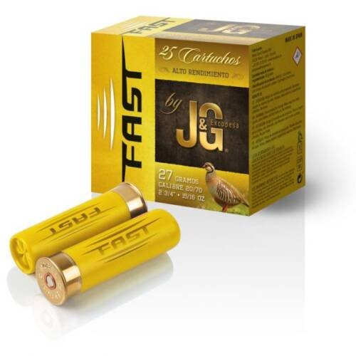 Cartucho J&G Fast c/20 T-3 27G