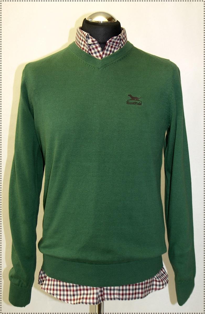 JERSEY PICO CABALLERO ALGODON VERDE