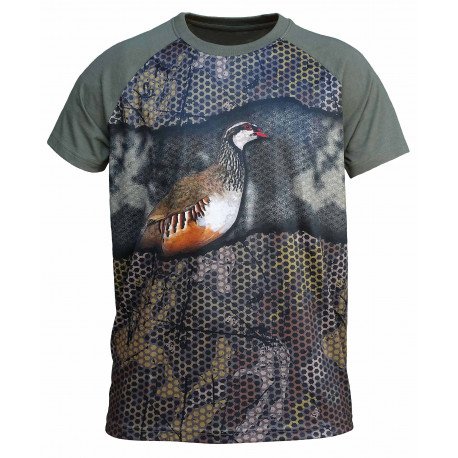 CAMISETA FOREST PRINT 3D "PERDIZ"
