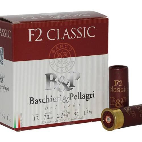 CARTUCHO B&P CAZA F2 CLASSIC CAL.12 - 34GR.
