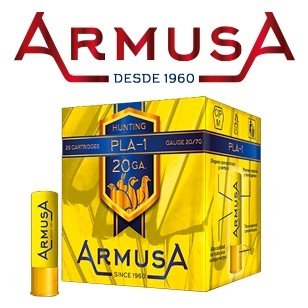 Cartuchos Armusa calibre 20/67 PLA-1 26 gramos