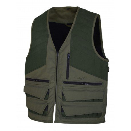 CHALECO DOBLE MORRAL SELVA CAQUI