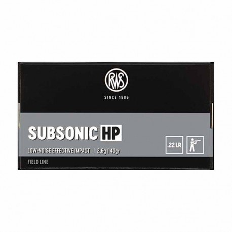 RWS 22 LR SUBSONIC 40GR
