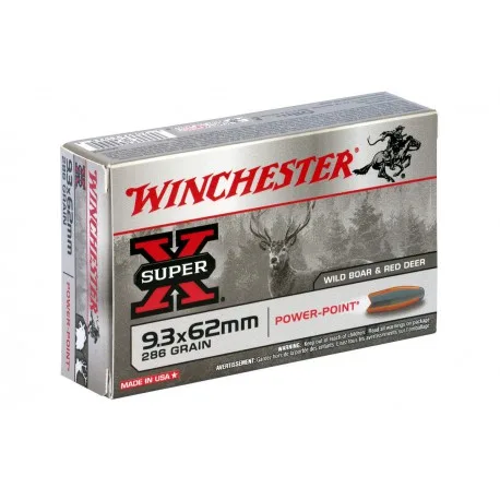 Winchester Cal 9,3X62 Power Point – 286 GR