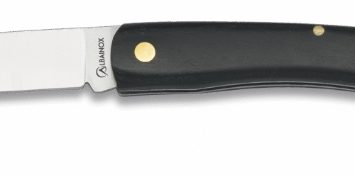 NAVAJA CAMPAÑA MADERA HOJA INOX 8.5 CM