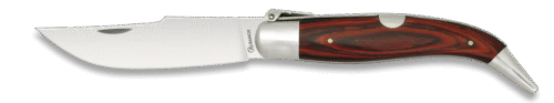 01242 - Nº1 TEJA MADERA ROJA.Carbono. H: 9,5 cm