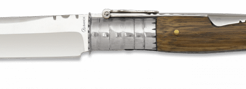 Navaja CLASICA de Albainox con mango de madera zebra