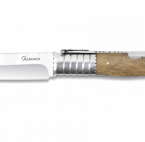 navaja clasica albainox madera zebra.