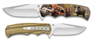 18257+3D012 - Navaja 3D Caza Jabalí