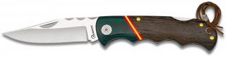 18840 - NAVAJA ALBAINOX MADERA MIXTA CON BANDERA