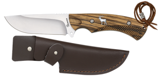 32798 - CUCHILLO CAZA ALBAINOX CIERVO. FUNDA PIE