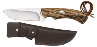 32799 - CUCHILLO CAZA ALBAINOX JABALI. FUNDA PIE